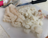 Foto del paso 3 de la receta: Arroz con bacalao y gambitas de aprovechamiento