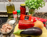 Foto del paso 1 de la receta: Spaghetti con berenjena y atún