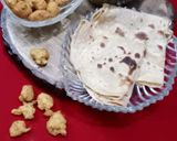 A picture of step 5 of Gavar gole (cluster beans with moong bhaji).