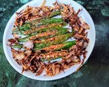 A picture of step 4 of Stuffed Masala Bhindi/Okra/Lady's finger With Birista.