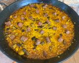 Foto del paso 7 de la receta: Paella de berenjena y salchichas (carne)