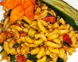 A picture of step 7 of Vegetables Elbow Macaroni With Red Sauce.