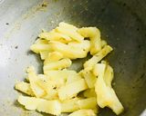 A picture of step 2 of Minty creamy Potato.