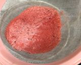 A picture of step 2 of Watermelon sabja juice.