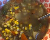 A picture of step 4 of Sopa Andina: veggie + quinoa soup - vegan.