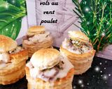 Une image de l'étape 4 de Vols au vent poulet et champignons😋 #mars.