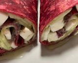 Foto del paso 5 de la receta: Wrap de remolacha con queso fresco, alficoz y anchoas