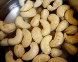 A picture of step 1 of Cashew, Almond rolls.