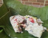 Foto langkah ke 3 dari resep Pepes teri nasi/teri basah.