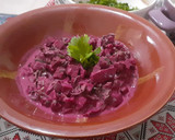 A picture of step 4 of Cold beetroot side.