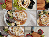 بان كيك 🥞الفاكهة🥝 والكريما