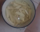 A picture of step 1 of Fried sweet patato.