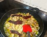 Foto del paso 7 de la receta: Fideos a la cazuela con setas de cultivo pollo y gamba