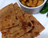 A picture of step 3 of Alo ki bhujia.