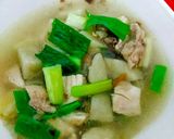 Foto langkah ke 6 dari resep Oamihun(sup talas and bihun)pakai dada ayam.