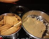A picture of step 1 of Biscuit dry fruits cake.