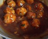 A picture of step 4 of Fried Rice with Manchurian.