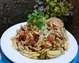 A picture of step 5 of Gujarati Surti Bhel.