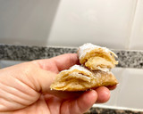 Foto del paso 15 de la receta: Lazos de hojaldre rellenos con cabello de ángel