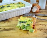 Foto del paso 2 de la receta Pastel de brócoli y queso (sin lactosa)