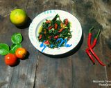 Foto langkah ke 5 dari resep 16. Tumis Terasi Daun Singkong Deva #BikinRamadhanBerkesan.