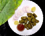 अरबी के पत्ते का पकौड़ा (Arbi ke patte ka pakora recipe in hindi) रेसिपी चरण 6 फोटो