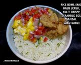 Foto langkah ke 5 dari resep Rice Bowl Sambal Dabu-Dabu.