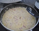 Foto del paso 4 de la receta Pasta con salsa de jamón y parmesano