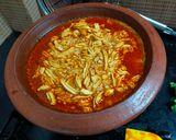 A picture of step 2 of Gathiya ki sabzi.