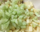 A picture of step 2 of Orangelicious fruit salad.