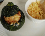 Foto del paso 6 de la receta: Calabacín luna relleno de tomate y soja texturizada