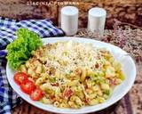 Macaroni Carbonara with Broccoli langkah memasak 5 foto