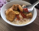 Hình bước làm 4 của món BÚN RIÊU - PHIÊN BẢN Không CUA