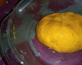A picture of step 8 of Stuffed pumpkin buns.