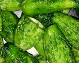 A picture of step 2 of Karela Bitter gourd.