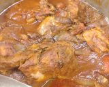 Görög hagymás nyúlragu - Kouneli stifado recept fázis 5 fotója
