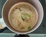 A picture of step 1 of Hariyali moong.