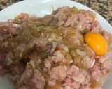 Foto del paso 3 de la receta Albóndigas de pollo y cebolla caramelizada en airfryer ¡tremendas!