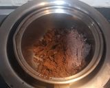 A picture of step 10 of Chocolate cake with ganache.