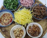 Hình bước làm 2 của món Gỏi đu đủ khô bò một nắng