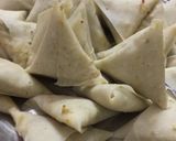A picture of step 4 of Qeema Samosa |How to Fold a Samosa Perfectly|Homemade Samosas.