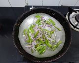 A picture of step 2 of Chilly paneer dry.