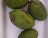 A picture of step 1 of Mango Panna.
