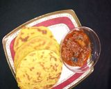 A picture of step 5 of Chapati.