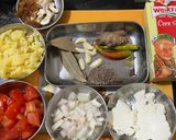 A picture of step 1 of PANEER MALAI KOFTA,STUFF DRY FRUITS With POTATO ROTI.