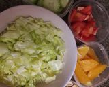 Foto del paso 1 de la receta: Ensalada con vinagreta de naranja 🍽