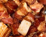 Hình bước làm 1 của món Thịt kho tàu