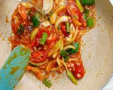 Foto langkah ke 6 dari resep Udang Asam Manis Saus Tiram.