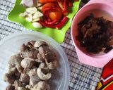 Foto langkah ke 1 dari resep Rampela ayam jamur kuping pedes.