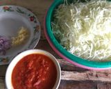 A picture of step 1 of Garlic cabbage#authorsmarathon.